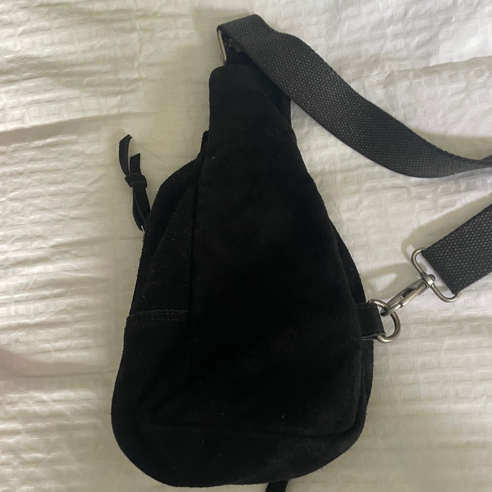 Free People Midnight Black Crossbody Bag